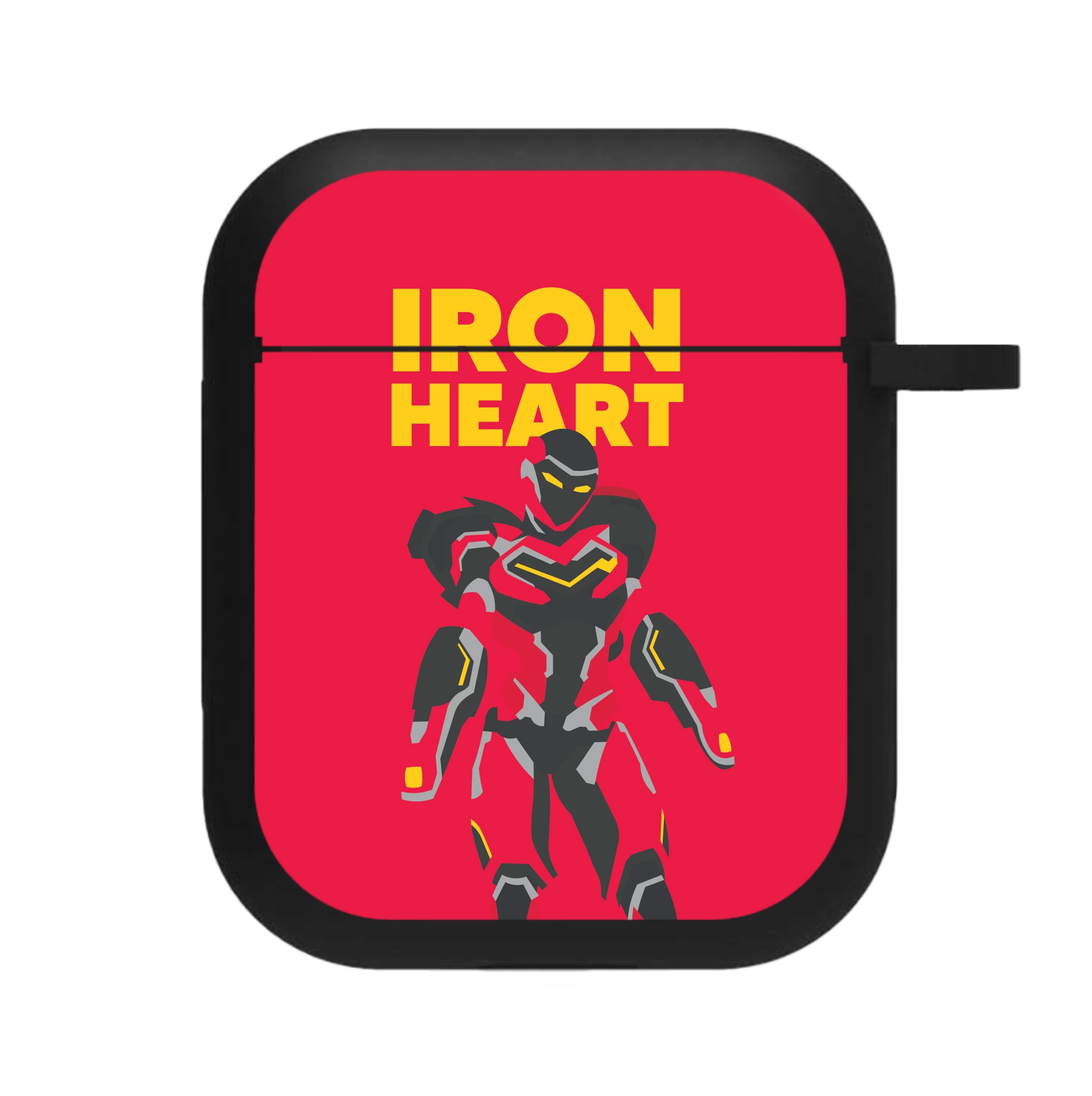 Metal Heart Hero Standing AirPods Case