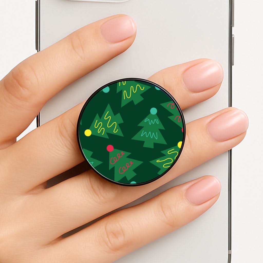 Abstract Christmas Trees Pattern FunGrip