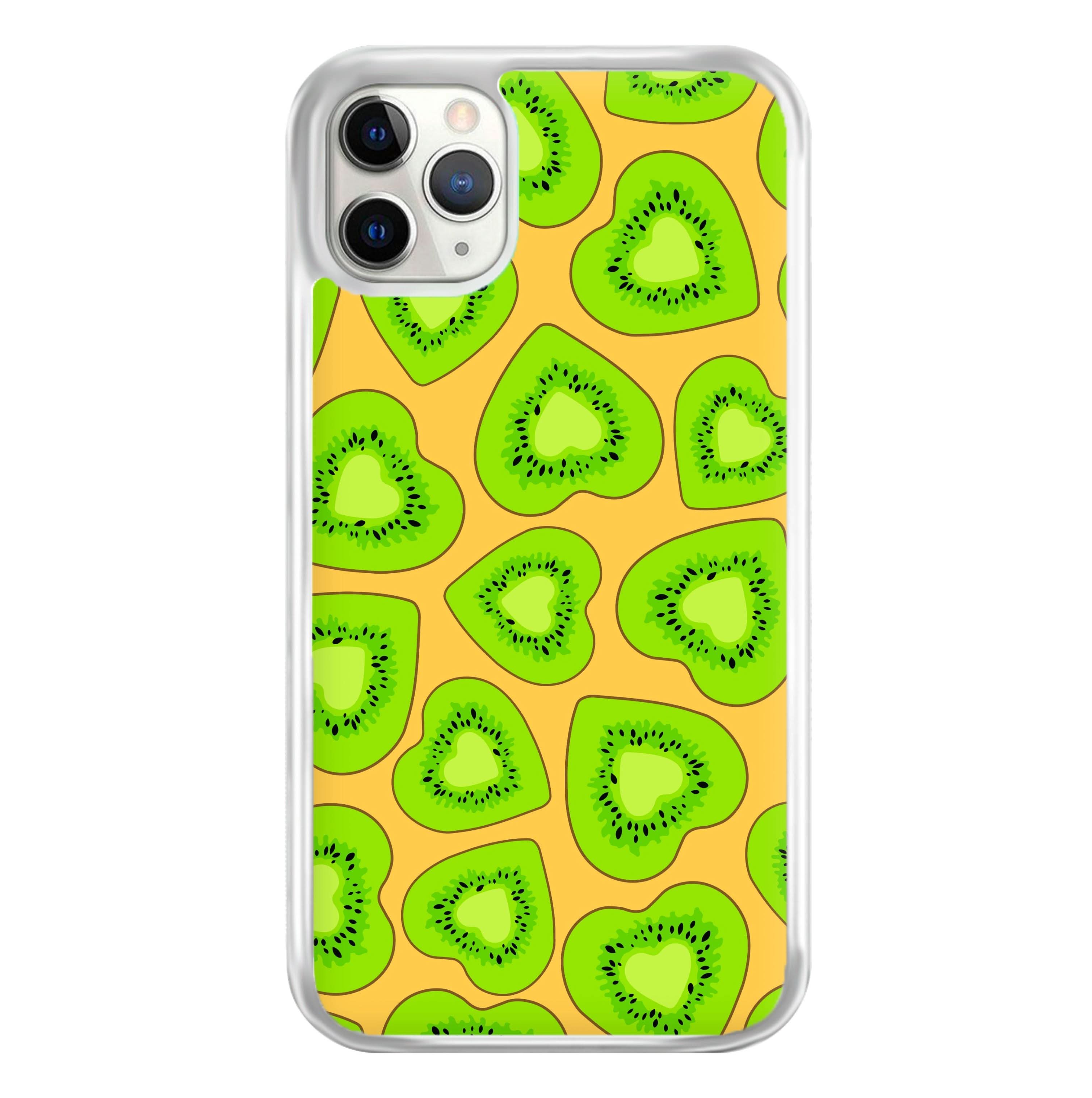 Kiwi Hearts Pattern Phone Case