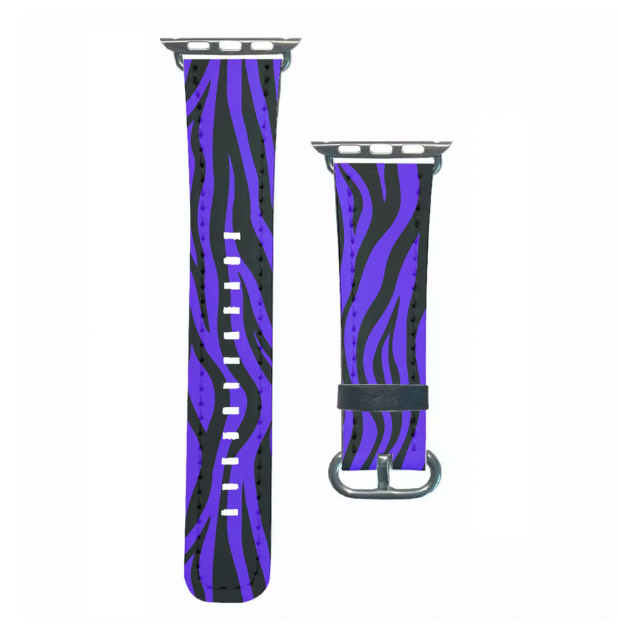 Purple Zebra - Animal Patterns Apple Watch Strap