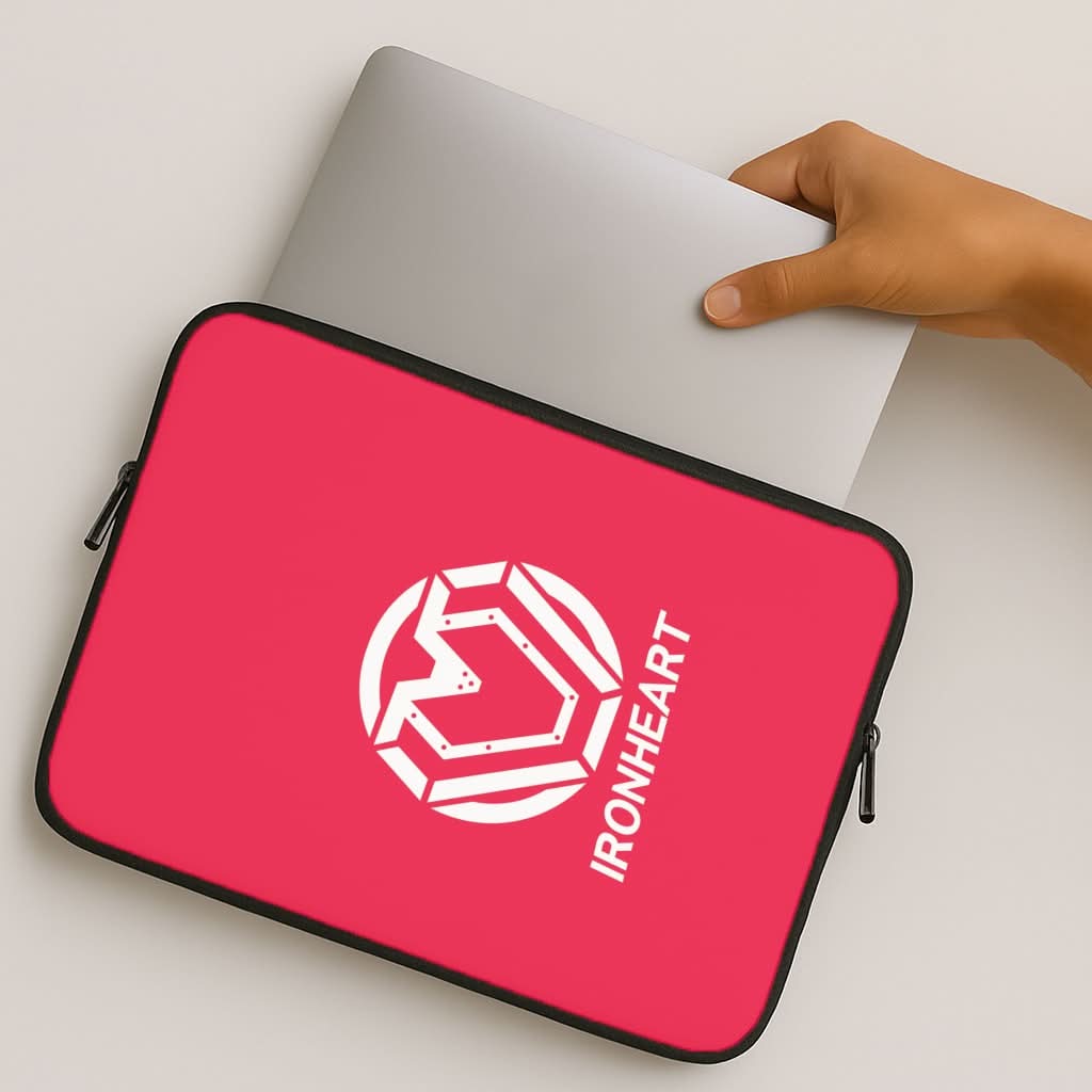 Metal Heart Symbol MacBook Cover