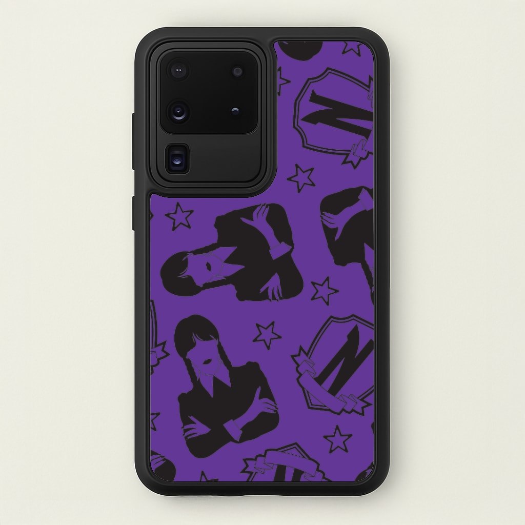 Wednesday Pattern Galaxy S20 Ultra Case