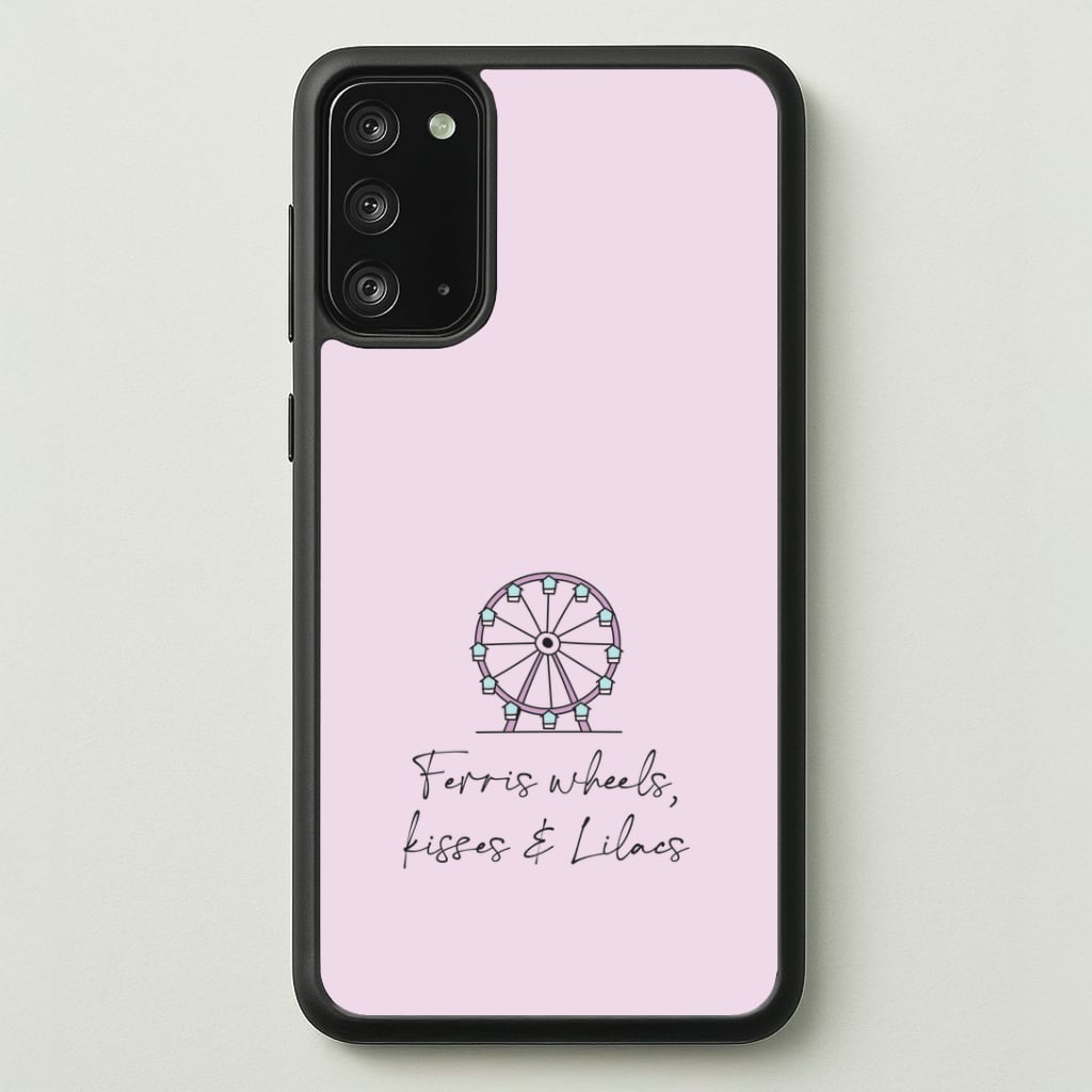 Ferris Wheels, Kisses & Lilacs Galaxy Note 20 Case