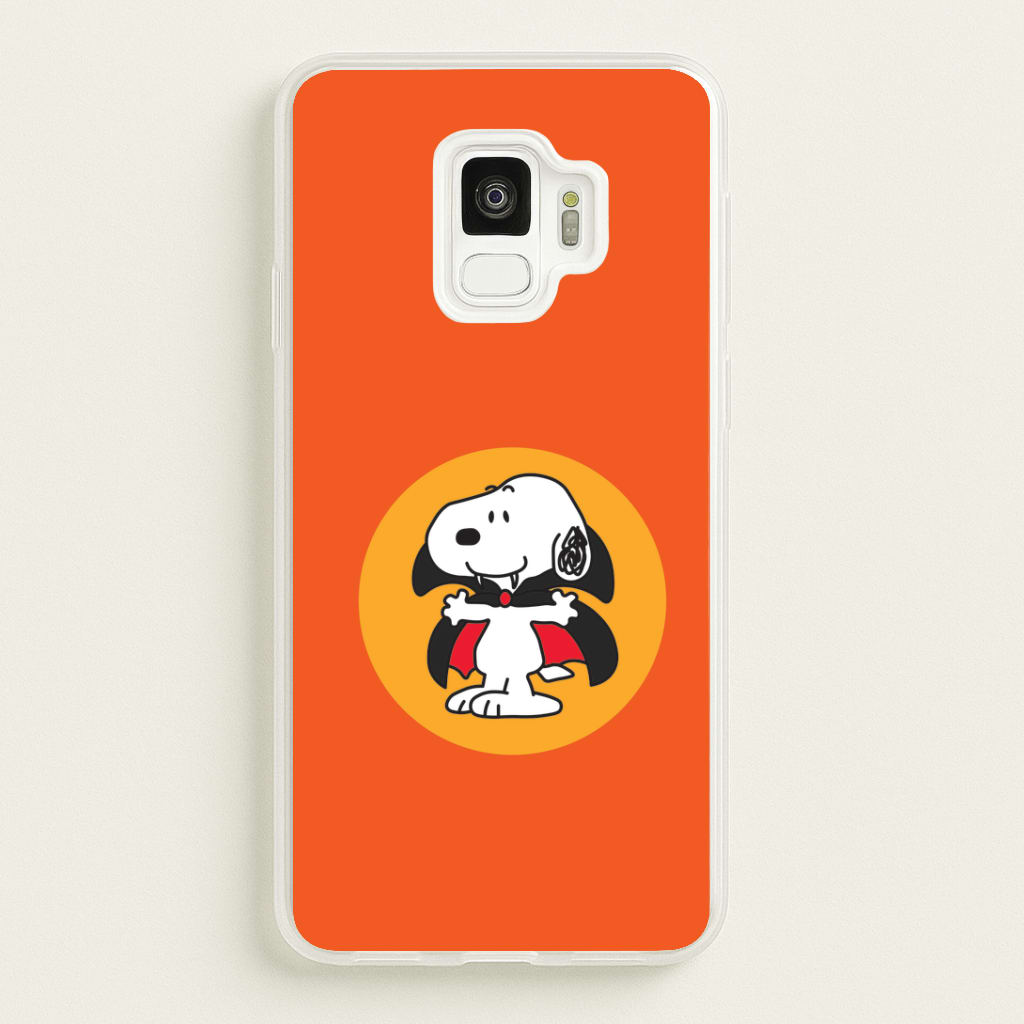 Cartoon Beagle Vampire Galaxy S9 Case