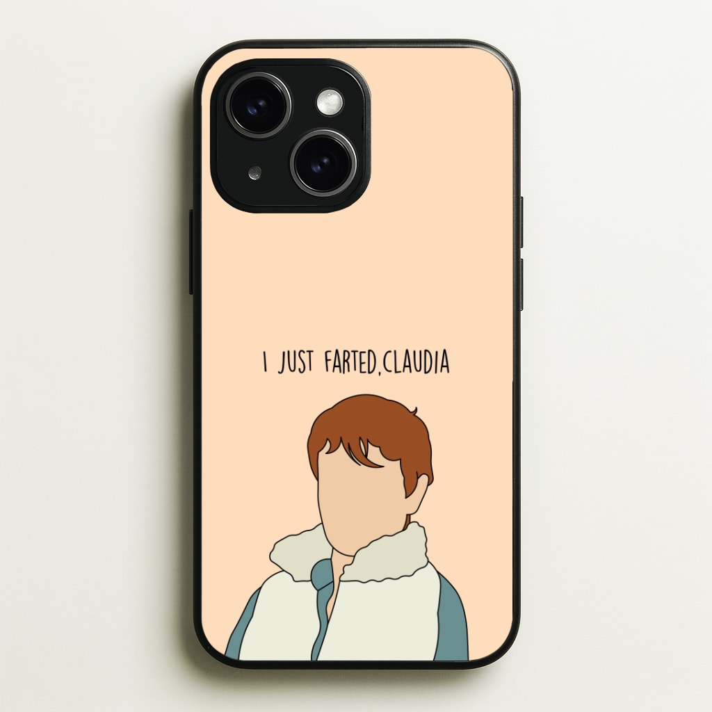 I Just Farted, Claudia iPhone 15 Plus Case