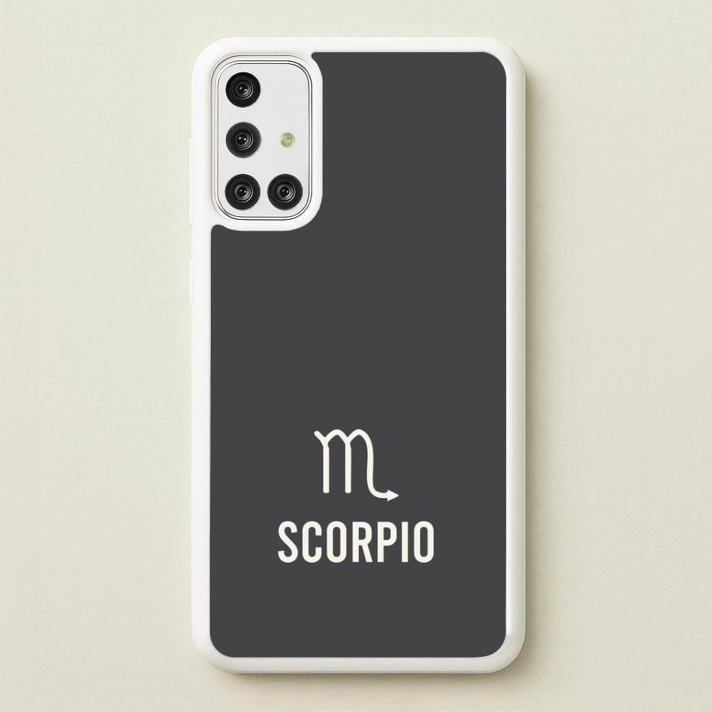 Scorpio Pastel Zodiac Galaxy A71 Case