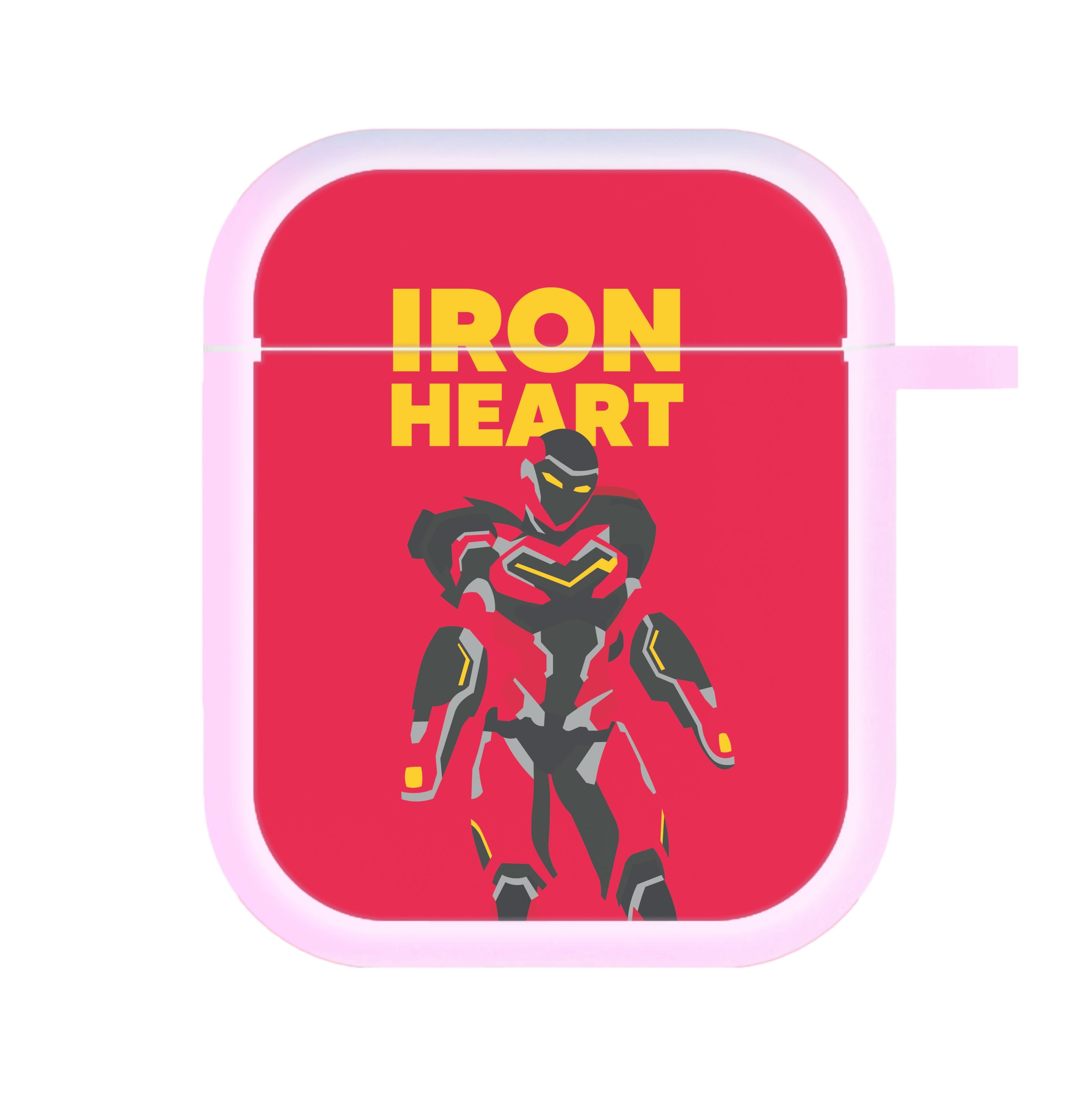 Metal Heart Hero Standing AirPods Case