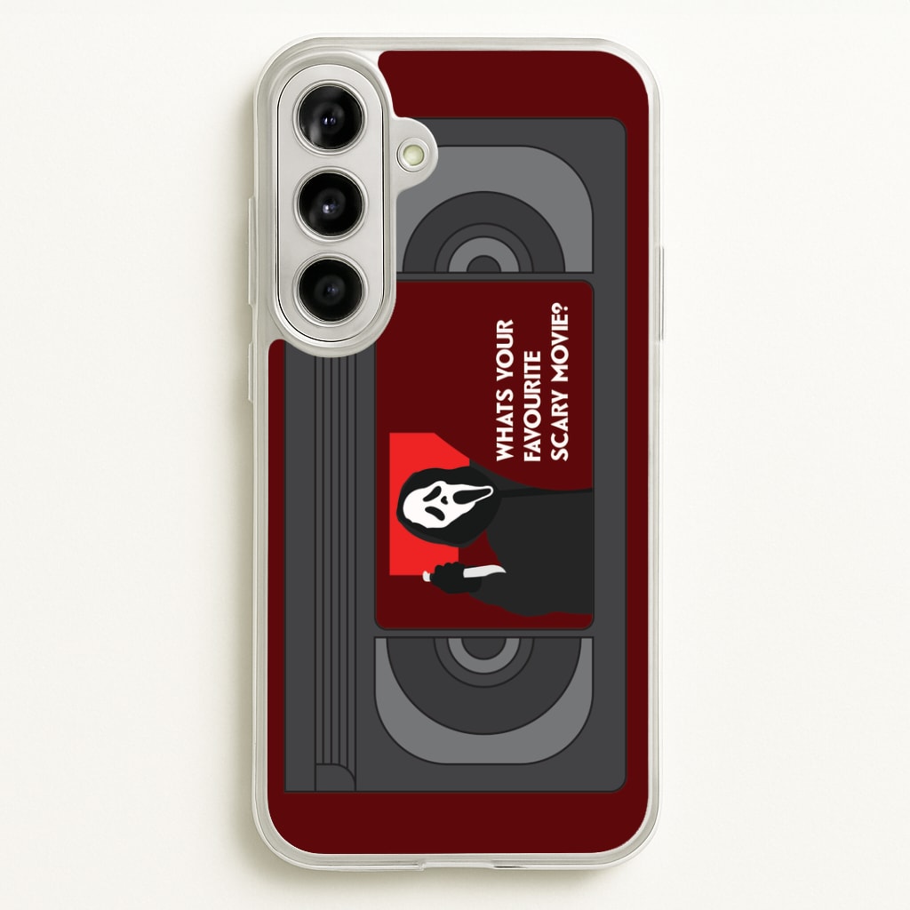 Horror Movie 7 VHS Tape Galaxy A56 Case
