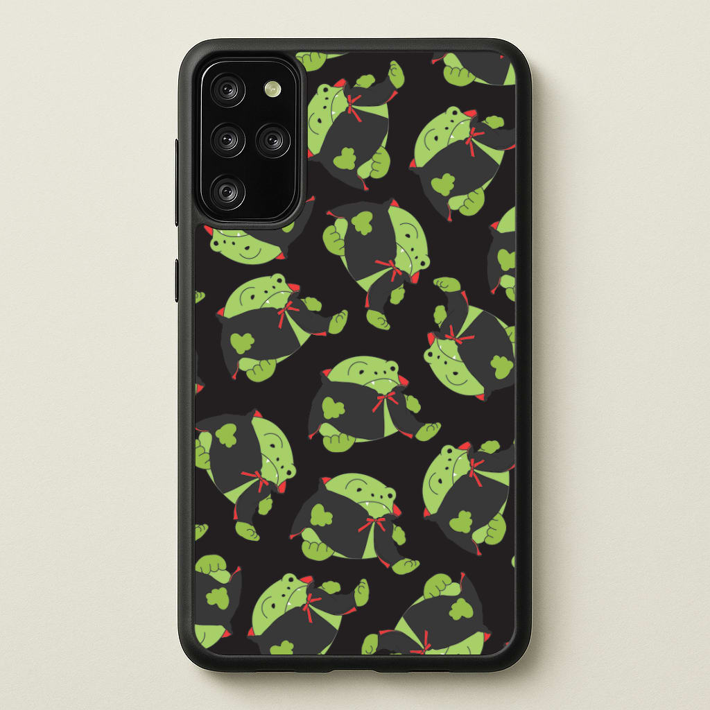 Vampire Frog Pattern - Halloween Galaxy S20 Plus Case