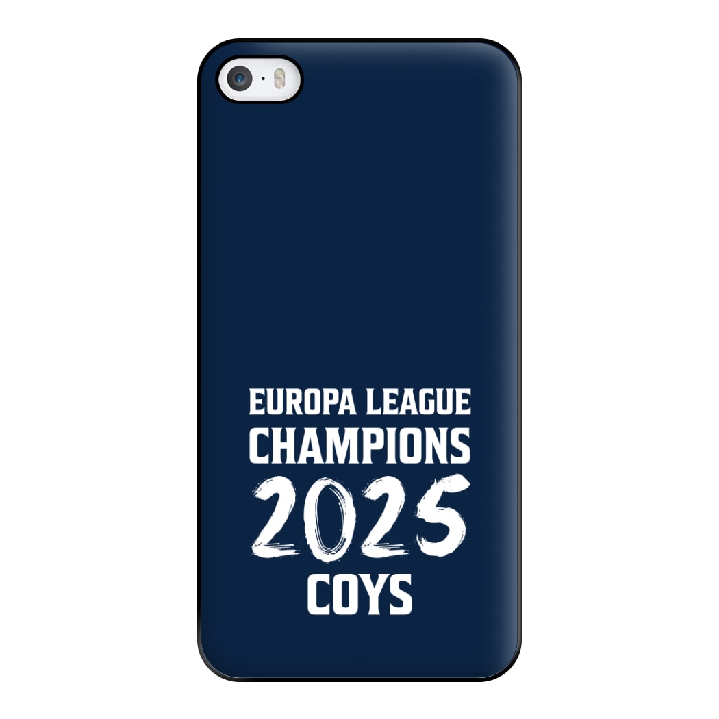 Europa League Winners 2025 - COYS iPhone 5 / 5s / SE 2016 Case