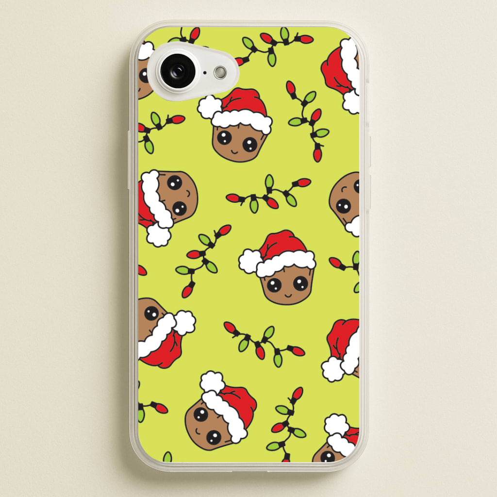 Christmas Tree Hero Pattern iPhone 16e Case