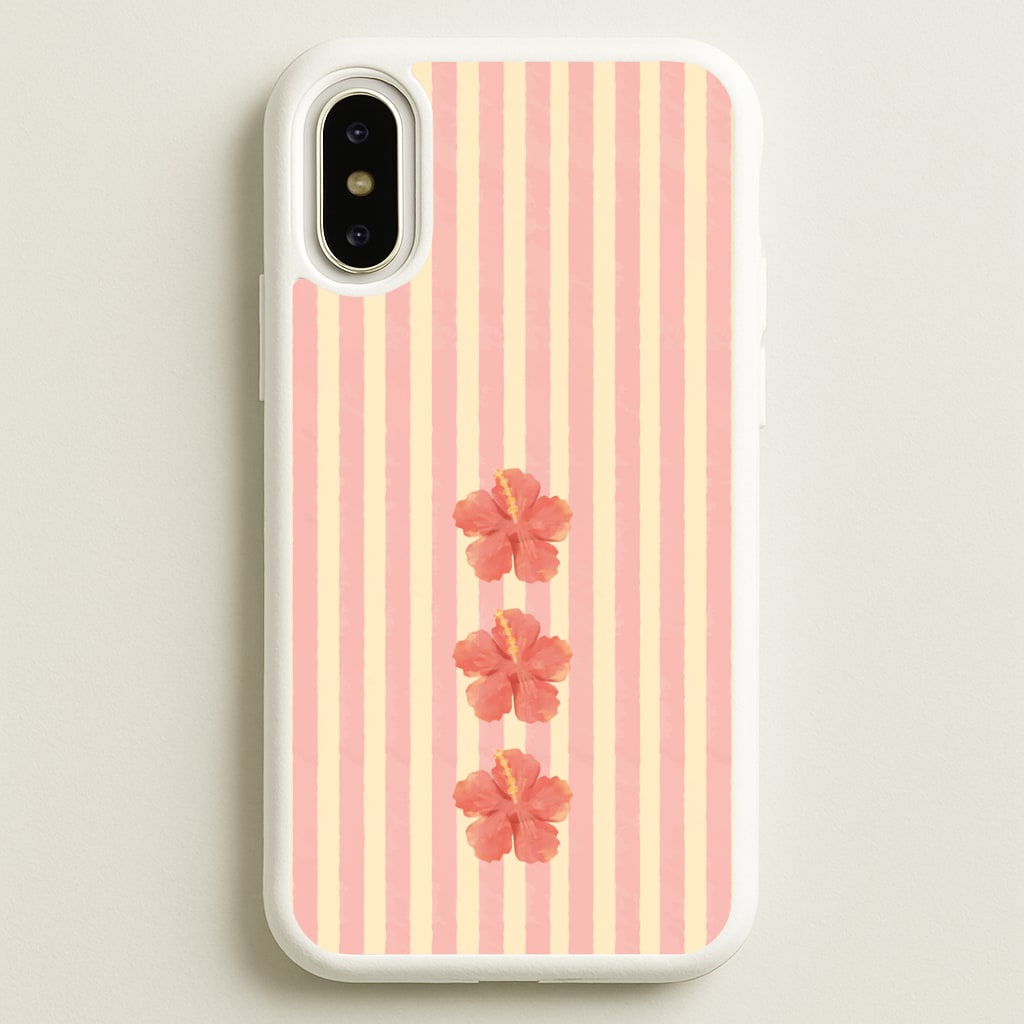 Hibiscus Rays iPhone X / XS Case
