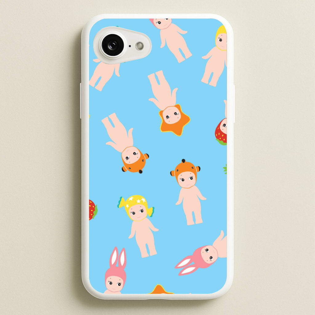 Angels Pattern iPhone 16e Case