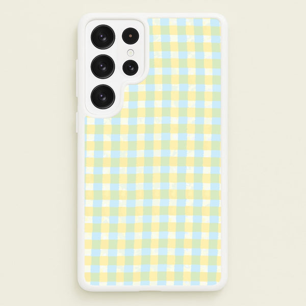 Lemonade Gingham Galaxy S23 Ultra Case