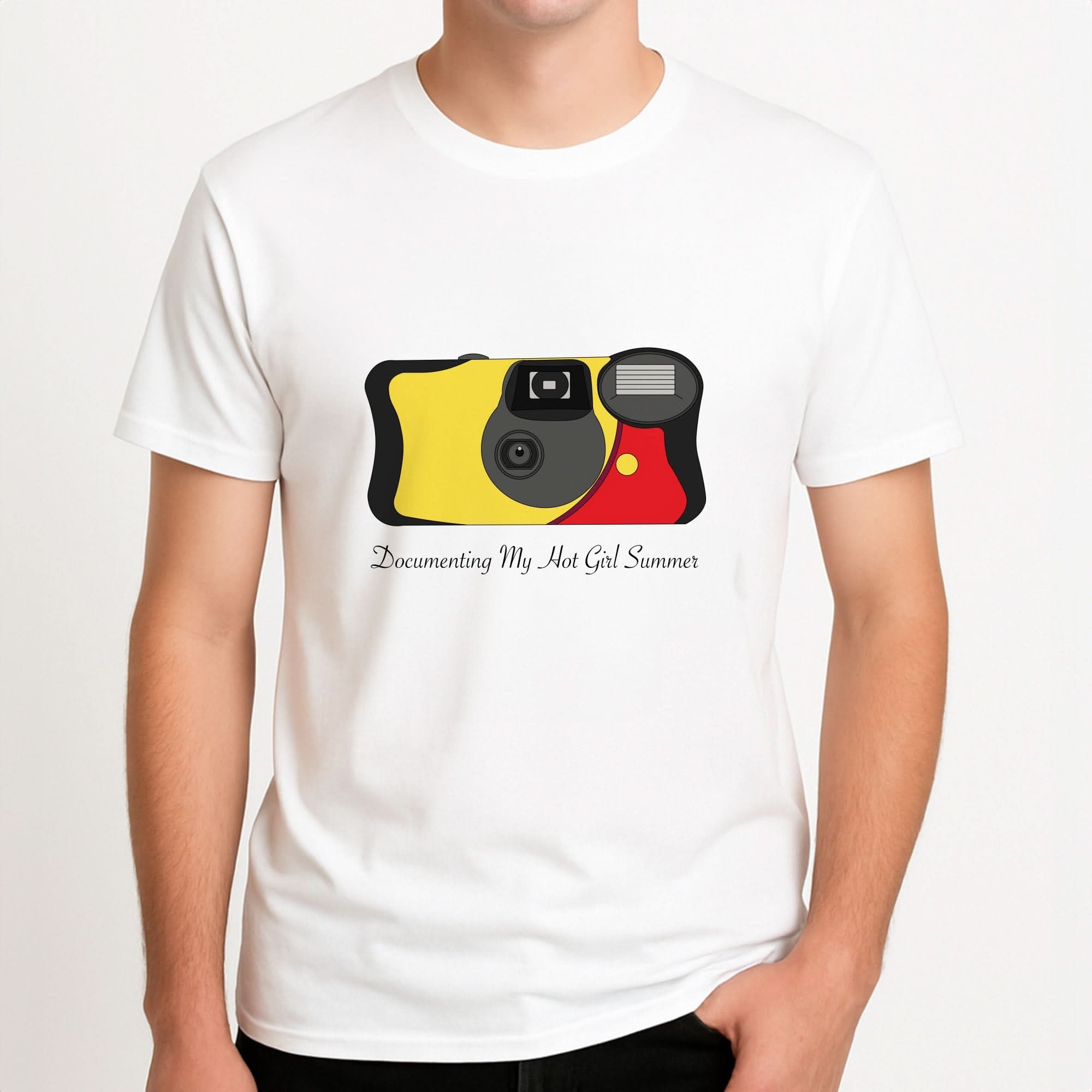Documenting My Hot Girl Summer Camera Mens T-Shirt