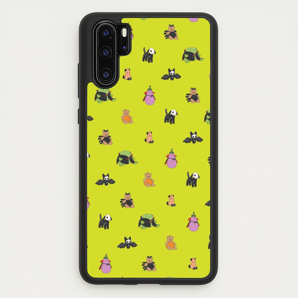 Halloween Plushies Pattern III - Halloween Huawei P30 Pro Case