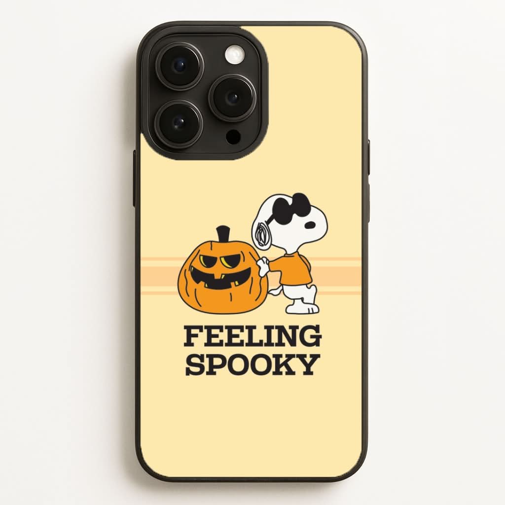 Feeling Spooky Cartoon Beagle Phone Case for Apple iPhone, Samsung Galaxy, Huawei and Google Pixel