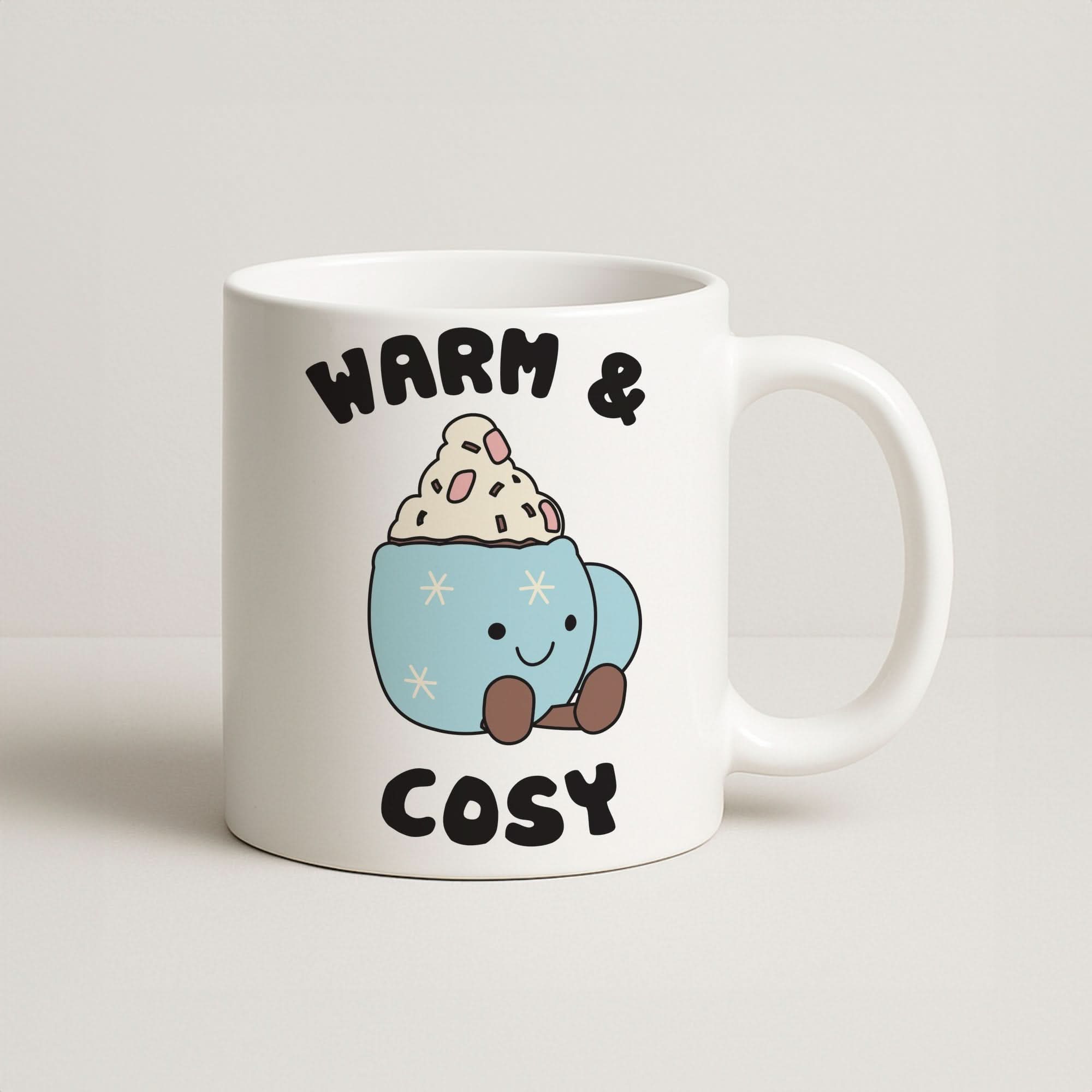 Hot Cocoa Plush Quote Coffee Mug