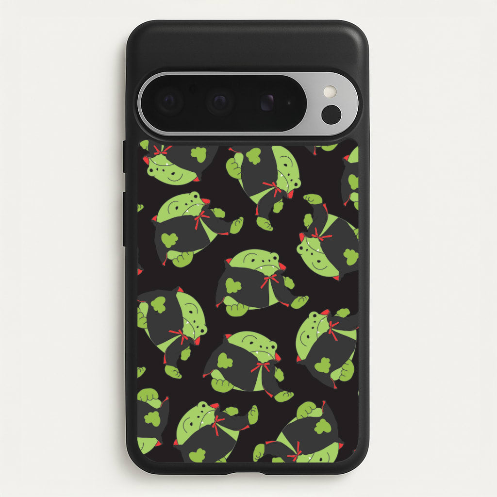 Vampire Frog Pattern - Halloween Google Pixel 9 Pro XL Case