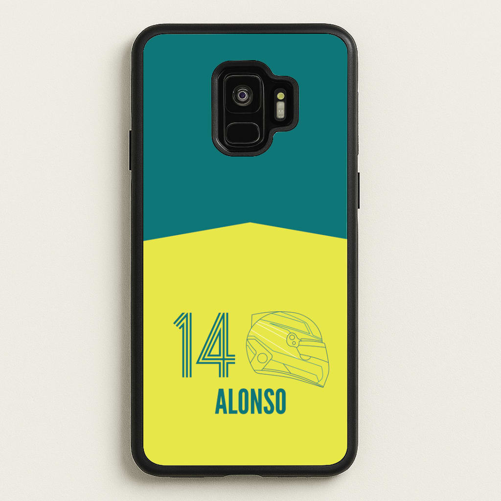 Alonso Helmet 2026 Galaxy S9 Case