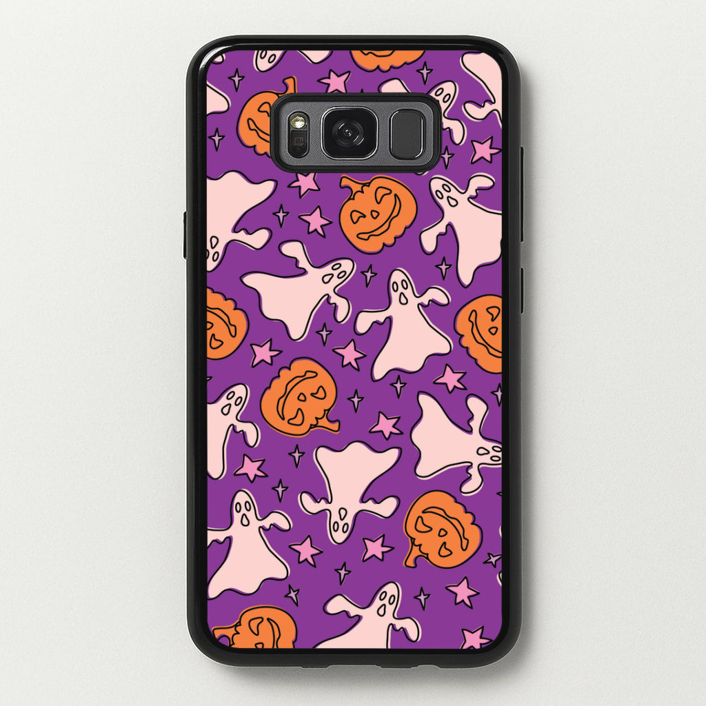 Abstract Halloween Pattern Galaxy S8 Case
