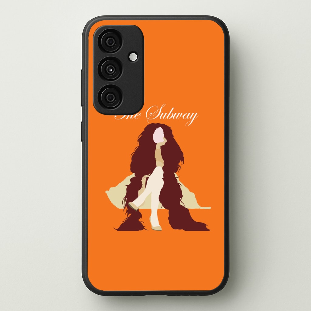 Subway Orange Galaxy A35 Case