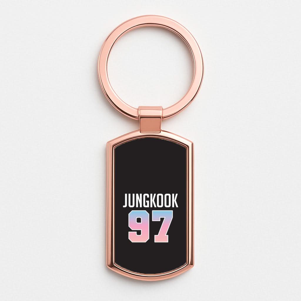 Jungkook 97 Rose Gold Keyring