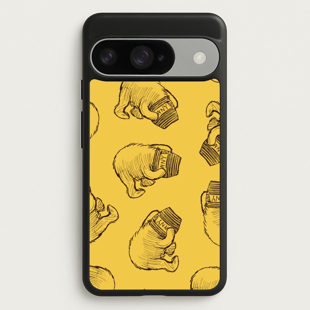 Winnie Honey Pot Pattern Google Pixel 10 / 10 Pro Case