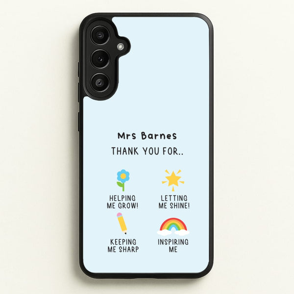 Thank You For Helping Me Galaxy A36 Case