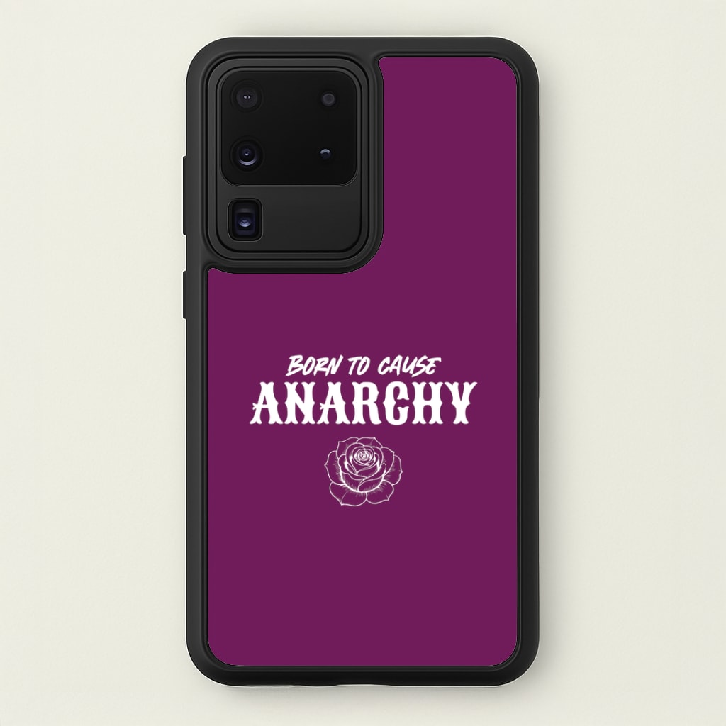 Born To Cause Anarchy Galaxy S20 Ultra Case
