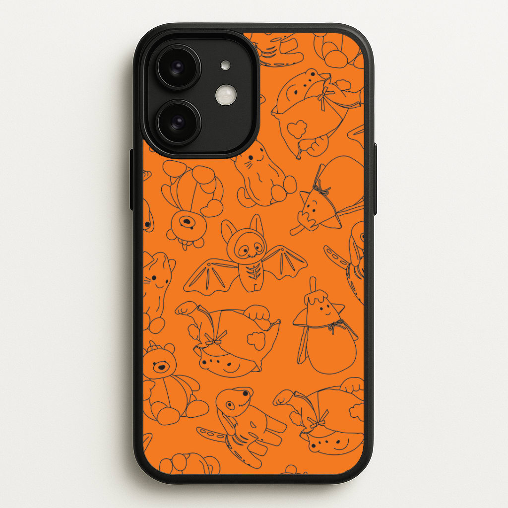 Halloween Plushies Pattern I - Halloween iPhone 11 Case