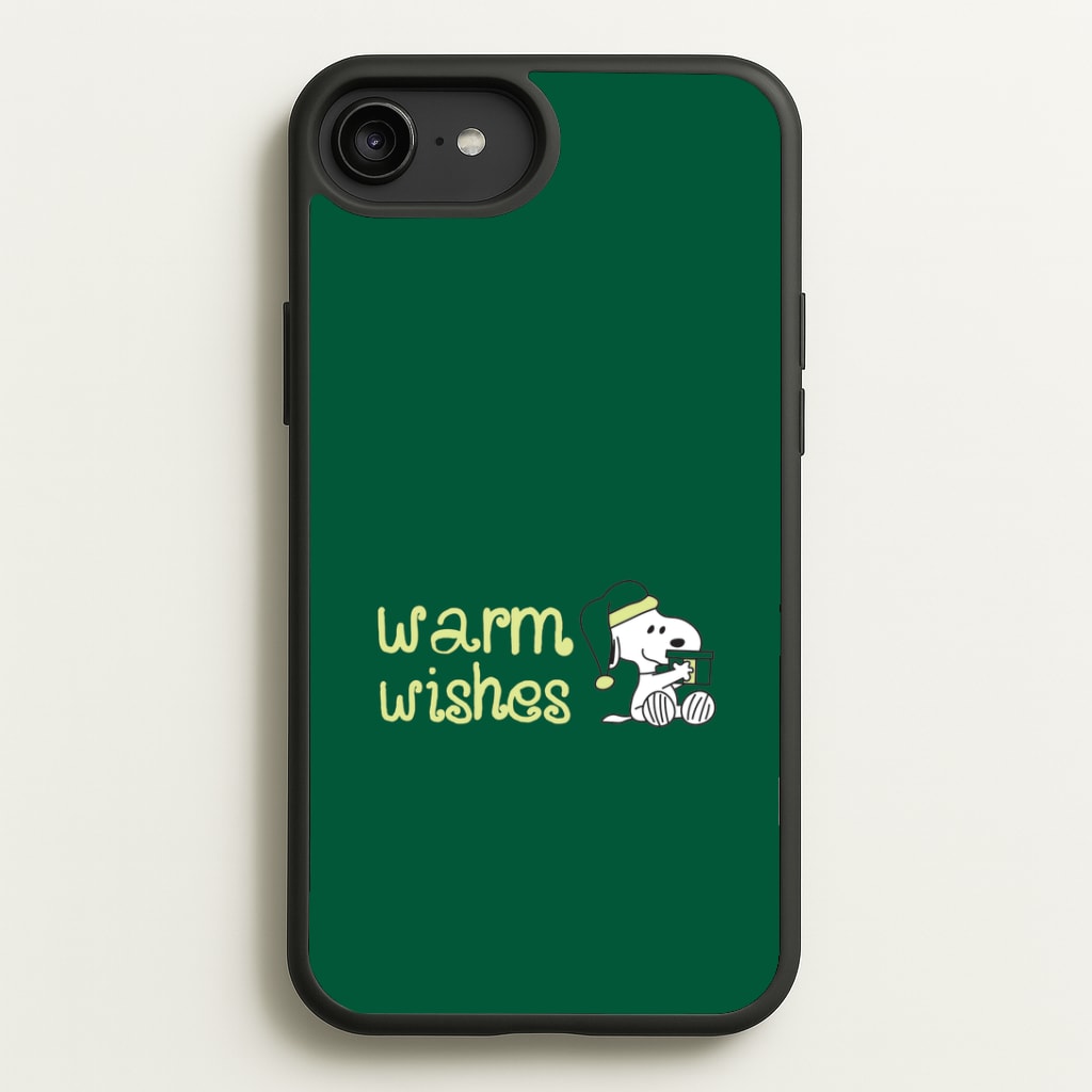 Cartoon Beagle Warm Wishes iPhone 6 Plus / 7 Plus / 8 Plus Case