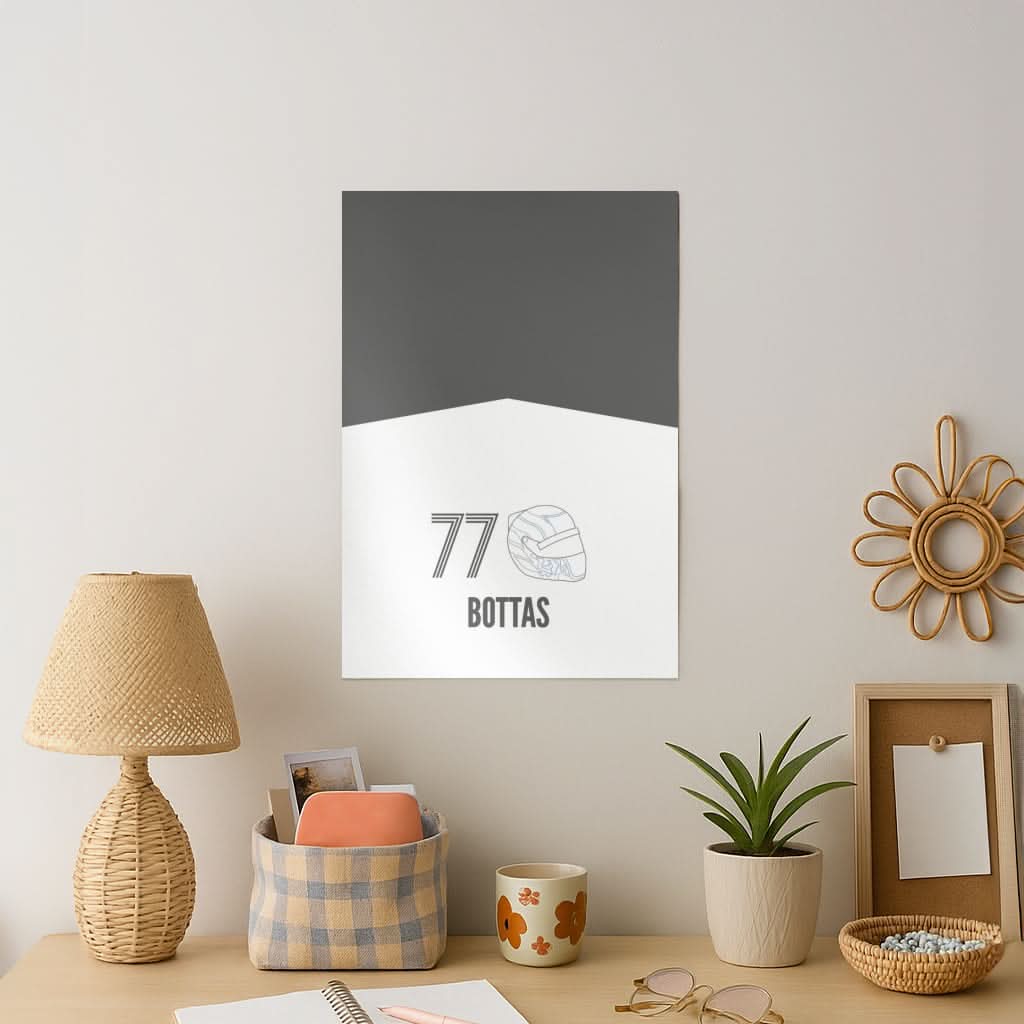 Bottas Helmet 2026 Art Print