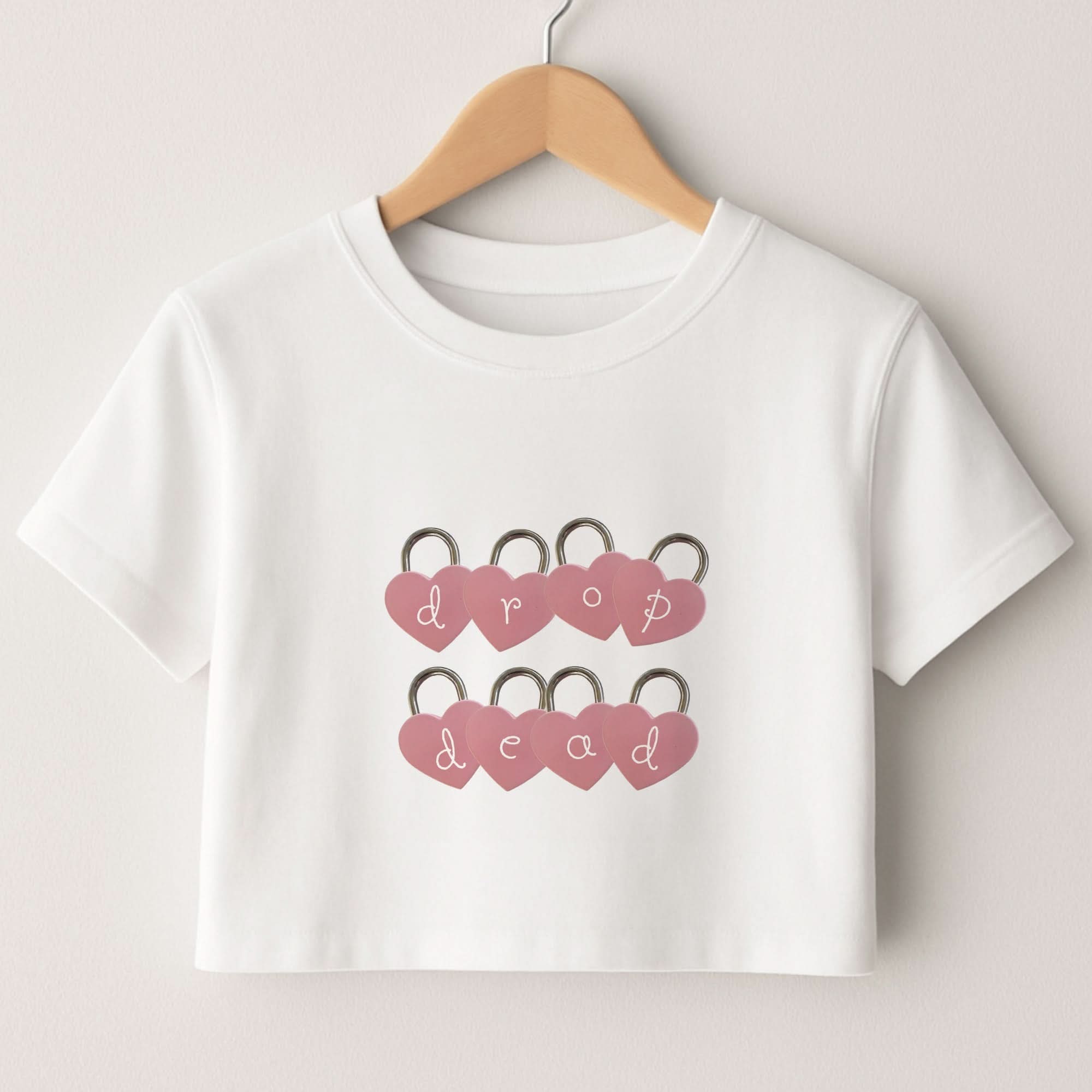 Rose Padlocks Crop Top