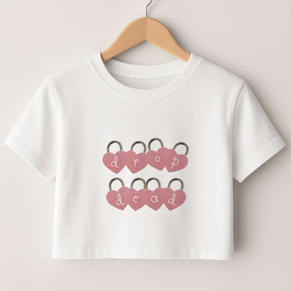 Rose Padlocks Crop Top