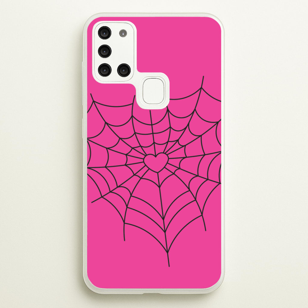 Spiderweb Hearts II Galaxy A21s Case