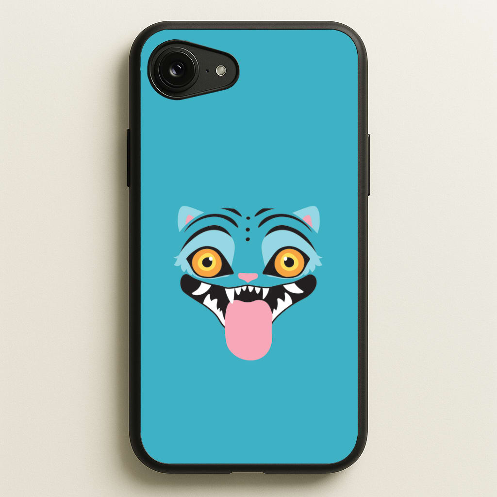 Demon Cat Face iPhone 16e Case