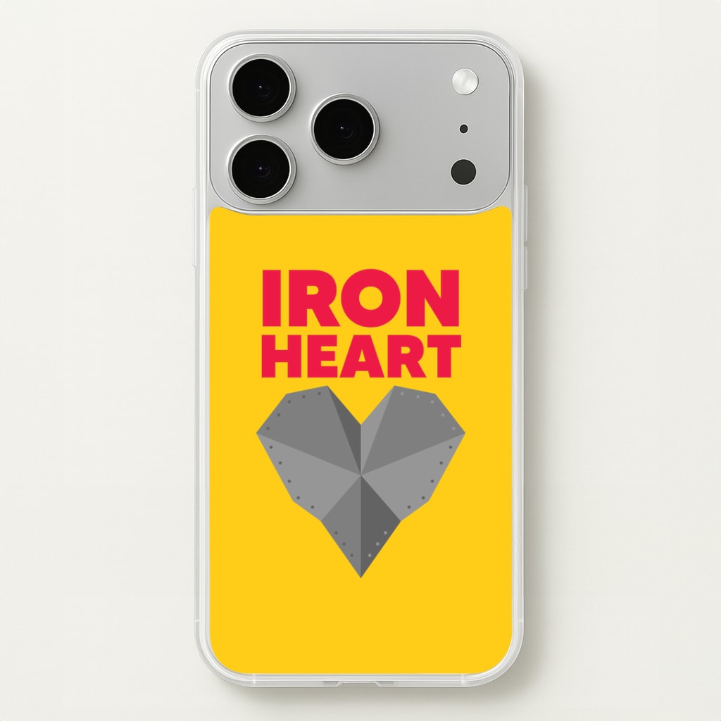 Metal Heart iPhone 17 Pro Case