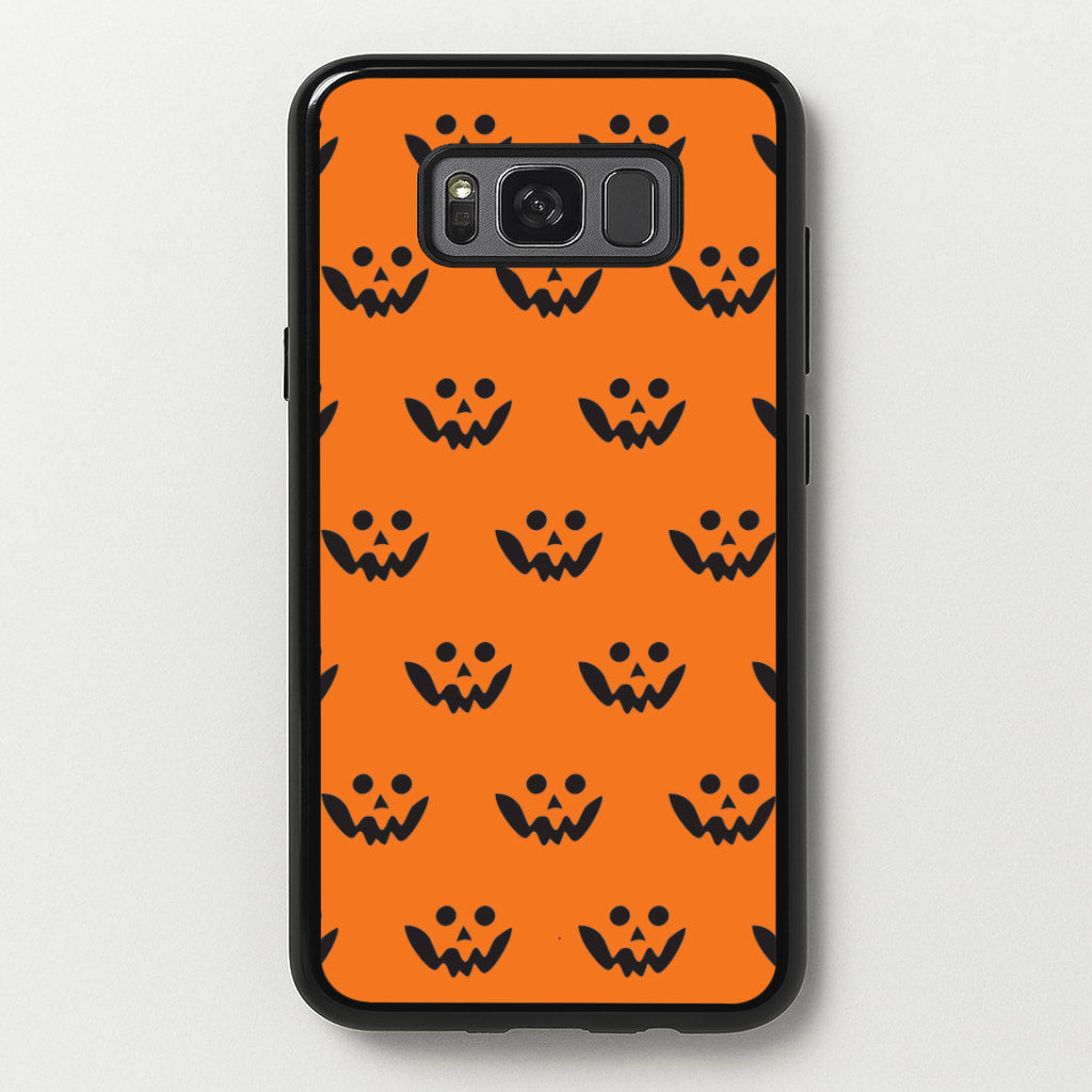 Carved Pumpkin Face Pattern Galaxy S8 Case