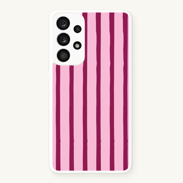 Strawberry Stripes Galaxy A33 Case