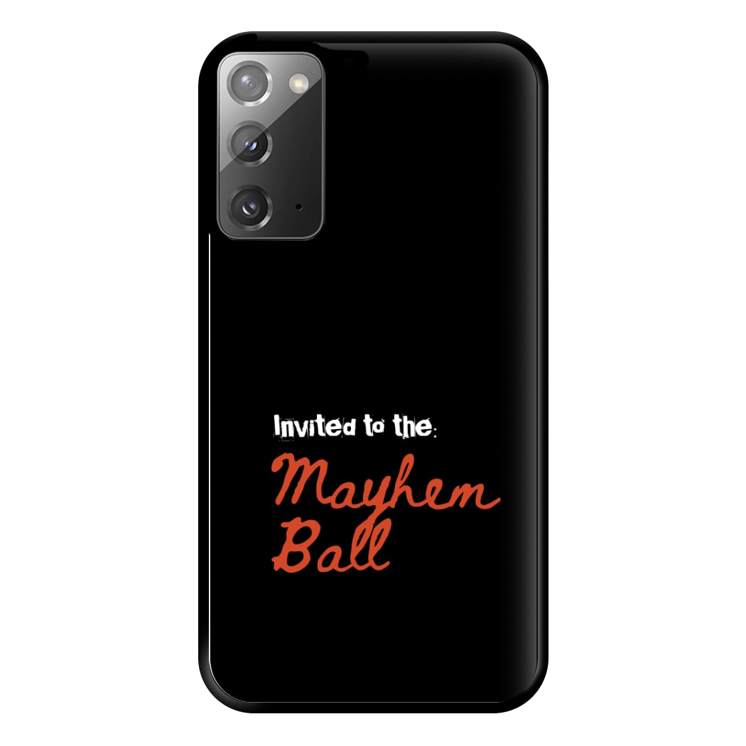 Invited To The Mayhem Ball Galaxy Note 20 Ultra Case