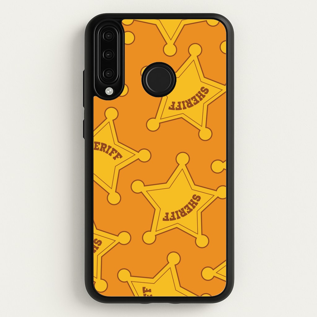 Sheriff Badge Pattern Huawei P30 Lite Case
