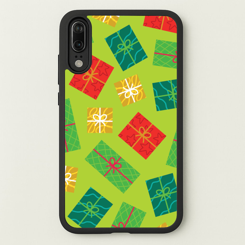 Colourful Abstract Christmas Presents Pattern Huawei P20 Case