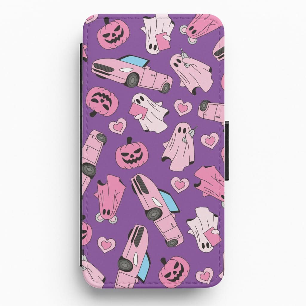 Mean Ghouls Props Pattern Flip / Wallet Phone Case