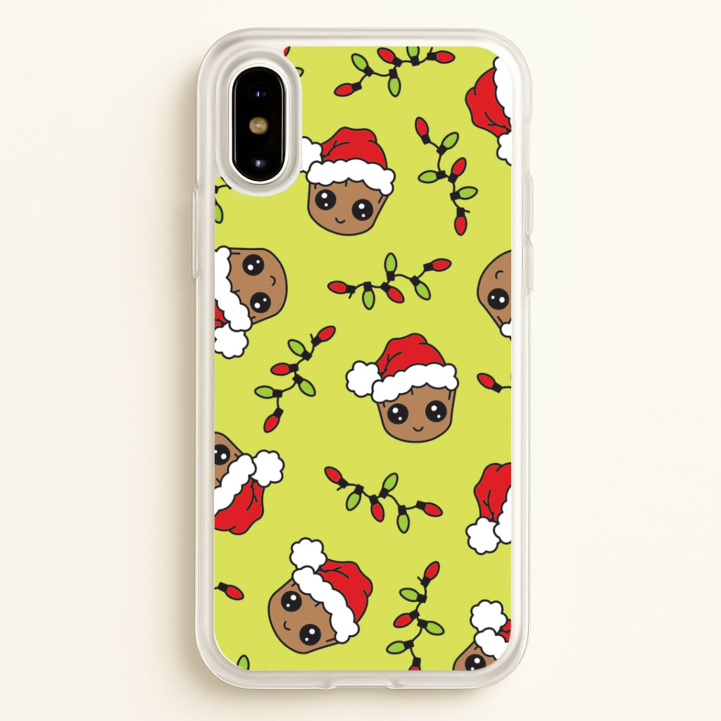 Christmas Tree Hero Pattern iPhone X / XS Case