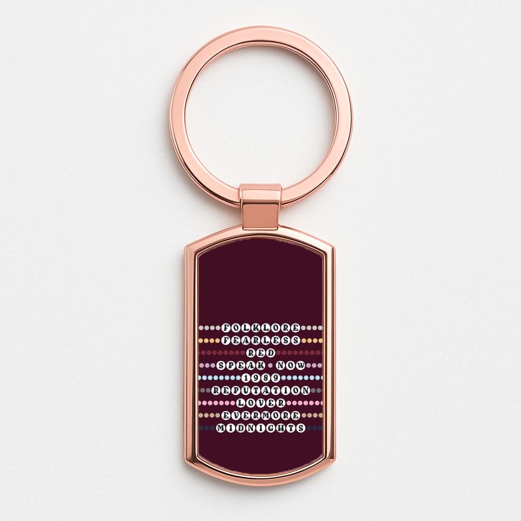 Concert Bracelets Rose Gold Keyring