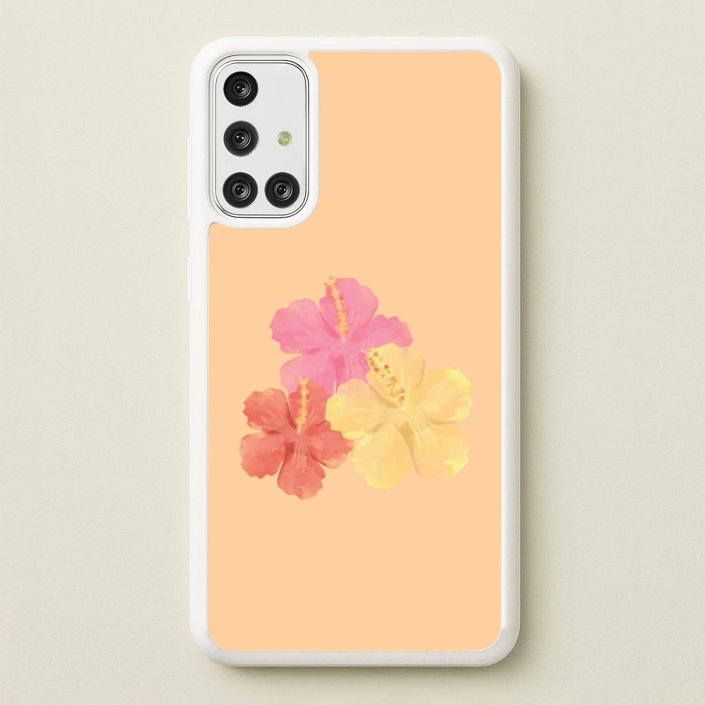 Hibiscus Sunset Galaxy A71 Case