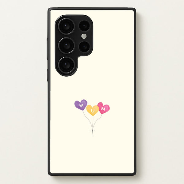 Mum Watercolour Balloons Galaxy S24 Ultra Case