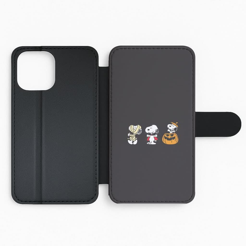 Cartoon Beagle Halloween Costumes Flip Phone Case