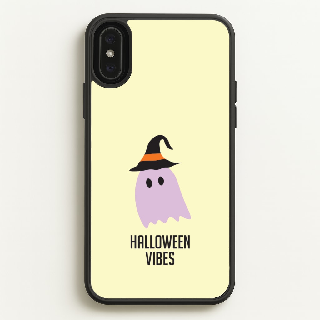 Purple Ghost Halloween Vibes iPhone XS Max Case